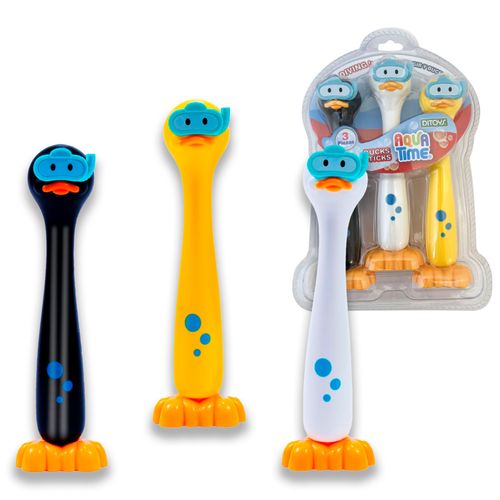 Aqua Time Ducks Sticks x3 Palitos de Buceo con Forma de Pato