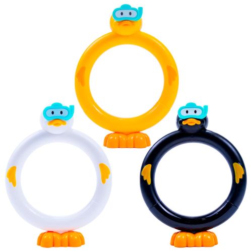 Aqua Time Ducks Rings x3 Anillos de Buceo con Forma de Pato