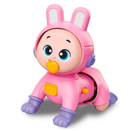 Baby Gatea Dolce Bambino con Música y Sonidos Rosa