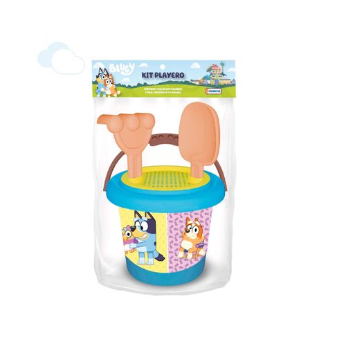 Kit De Playa Bluey Balde Con Accesorios