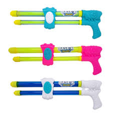 Pistola de Agua Base-X Splash Doble Cañon 45 cm Turquesa