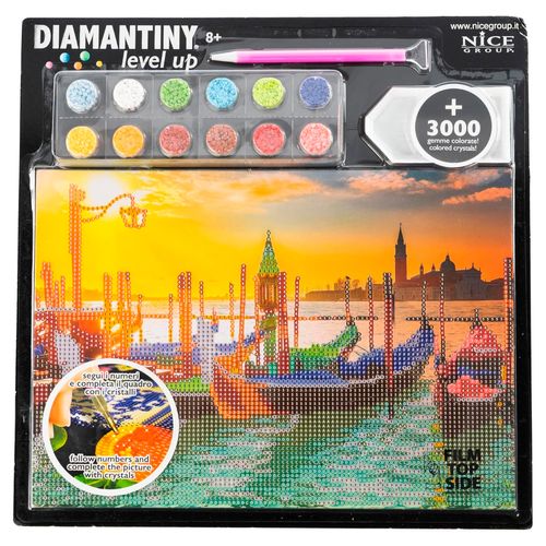 Diamantiny Level Up Cuadros Decorativos con Gemas 3D Venecia