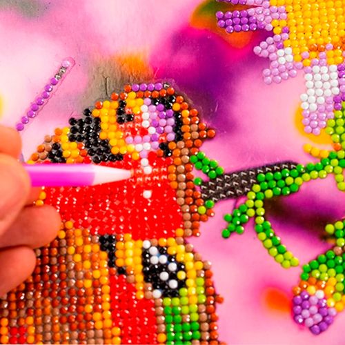 Diamantiny Level Up Cuadros Decorativos con Gemas 3D Mariposa