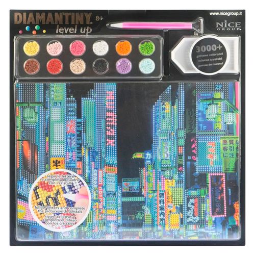 Diamantiny Level Up Cuadros Decorativos con Gemas 3D Tokyo