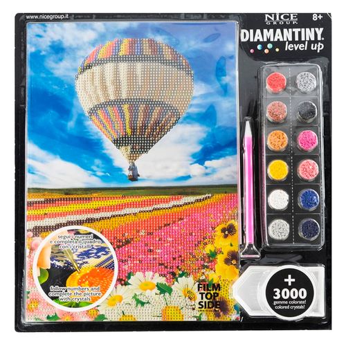 Diamantiny Level Up Cuadros Decorativos con Gemas 3D Globo