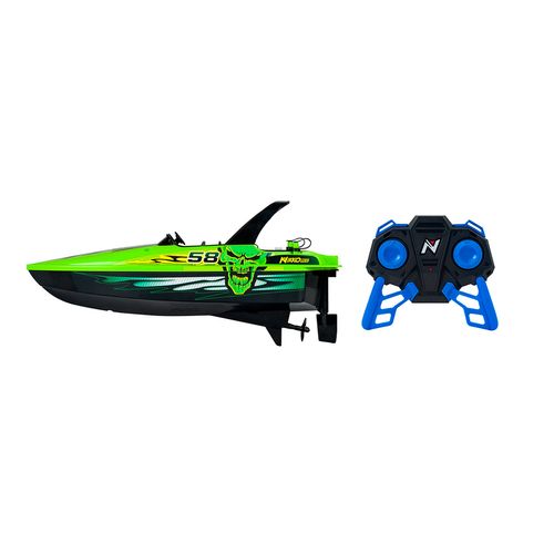 Lancha A Control Remoto Scale 1:16 Race Boats 30 Cm: Energy Green