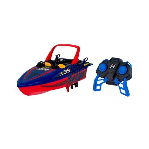 Lancha A Control Remoto Scale 1:16 Race Boats 30 Cm: Octo Blue