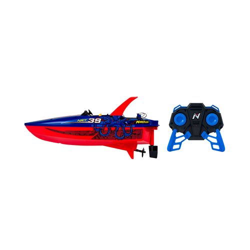 Lancha A Control Remoto Scale 1:16 Race Boats 30 Cm: Octo Blue