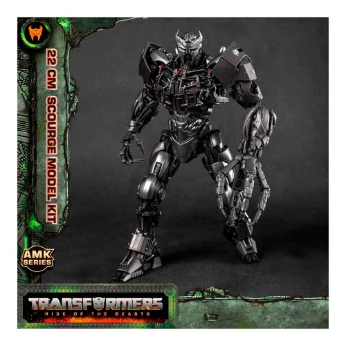 Transformers: Rise of the Beasts Maqueta AMK Series Scourge Articulado