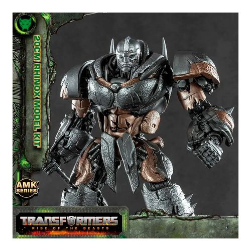 Transformers: Rise of the Beasts Maqueta AMK Series Rhinox Articulado