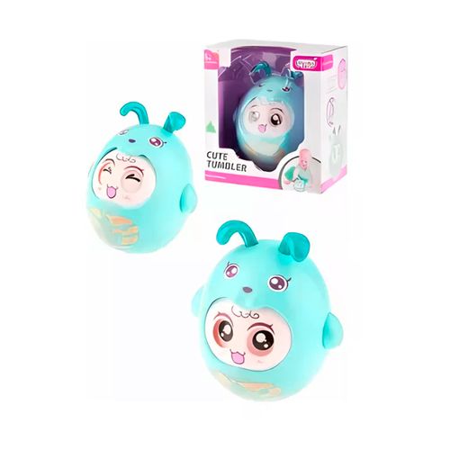 Sonajero Interactivo Roly Poly Animalito Infantil Turquesa