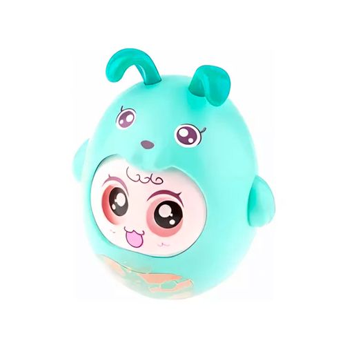 Sonajero Interactivo Roly Poly Animalito Infantil Turquesa