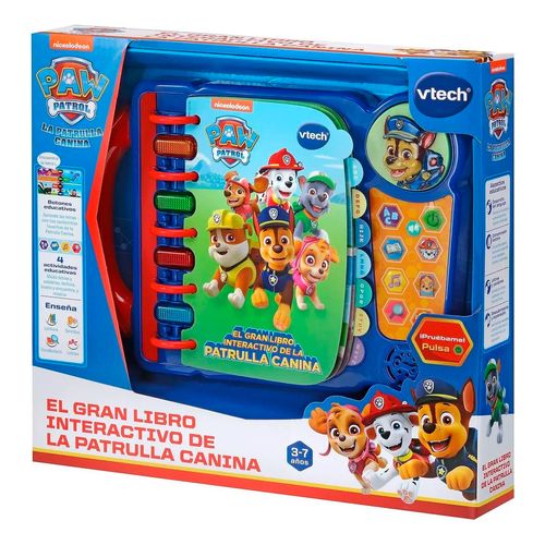 Libro Interactivo Gran Libro De Paw Control Patrulla Canina