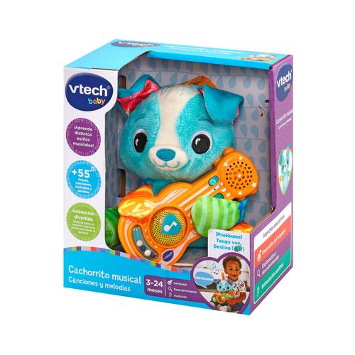 Peluche Cachorrito Musical Melodías Bebe Juguete Didáctico