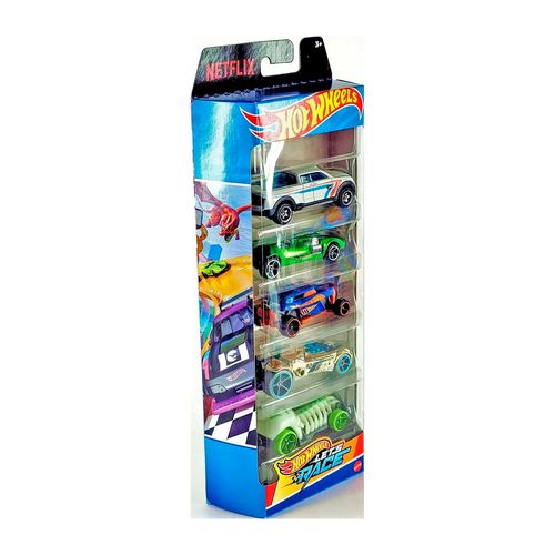 Hot Wheels Autos X 5 Unidades Let's Race