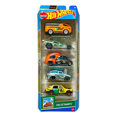Hot Wheels Autos X 5 Unidades Hw Getaways