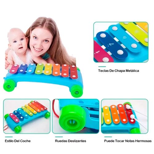 Carrito Xilofón Musical 30 cm