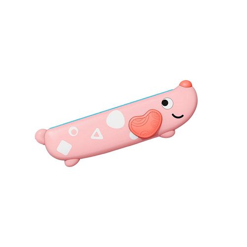 Armónica Infantil - Didáctico Musical Para Niños En Blister 17 cm Rosa