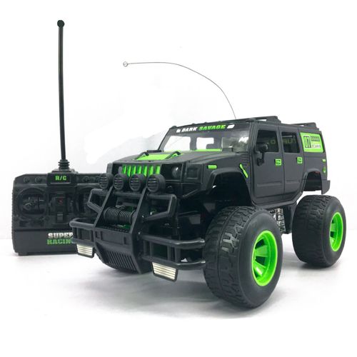 Camioneta a Radio Control con Luces Dark Savage Escala 1:16 Con USB y Batería