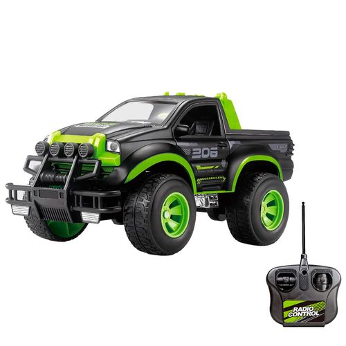Camioneta a Radio Control con Luces Escala 1:16 Verde 206