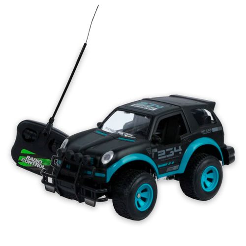 Camioneta a Radio Control con Luces Escala 1:16 Celeste 234