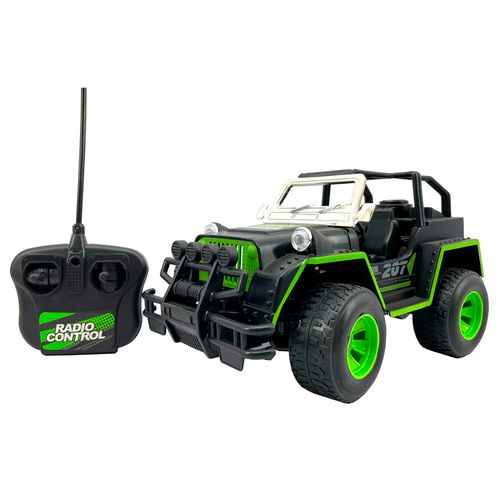 Camioneta Buggy a Radio Control con Luces Escala 1:12 Verde