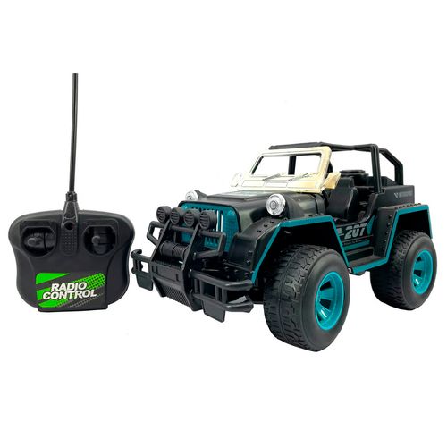 Camioneta Buggy a Radio Control con Luces Escala 1:12 Celeste