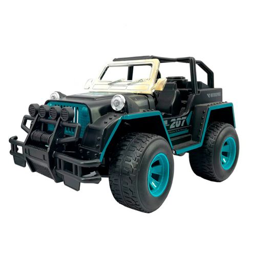Camioneta Buggy a Radio Control con Luces Escala 1:12 Celeste