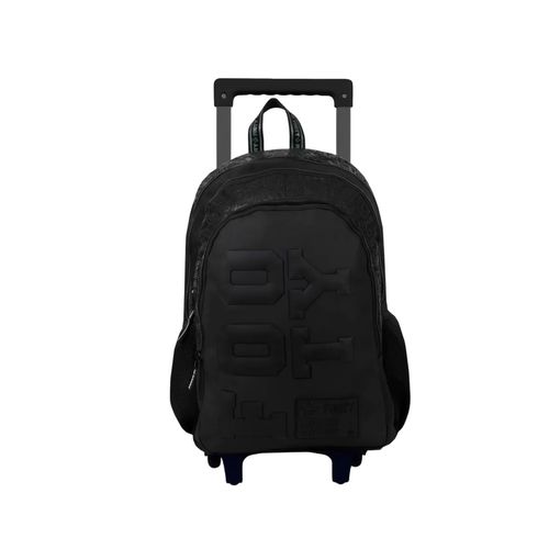 Mochila Carrito 18 Big Kids Rubber Footy Negro