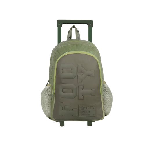 Mochila Carrito 18 Big Kids Rubber Footy Verde