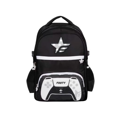 Mochila Espalda 18 Footy Joystick New Luz Led Color Negro