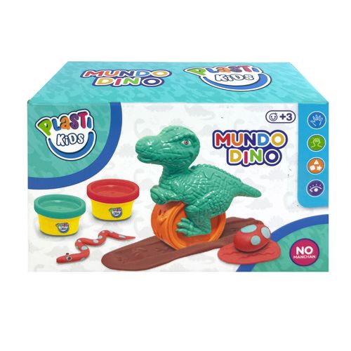 Juego de Masas Mundo Dino Plastikids Modelo 1 T-Rex