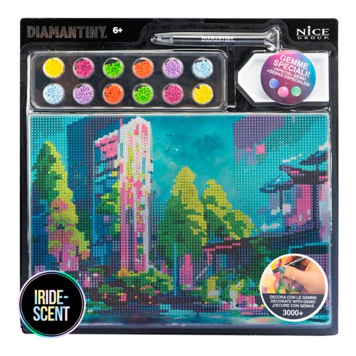 Diamantiny Level Up Cuadros Decorativos con Gemas 3D City Night