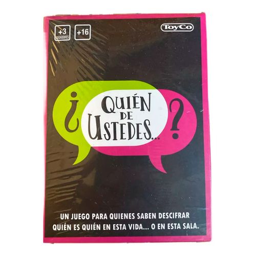 Juego de Cartas ¿Quién de Ustedes?