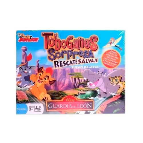 Juego de Mesa Disney la Guardia del León Toboganes Sorpresa Rescate Salvaje