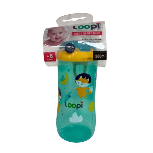 Vaso Loopi con Pico Duro 300ml Zorro