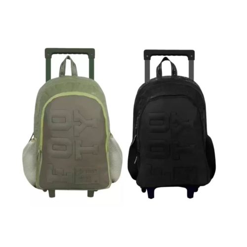 Mochila Carrito 18 Big Kids Rubber Footy Verde