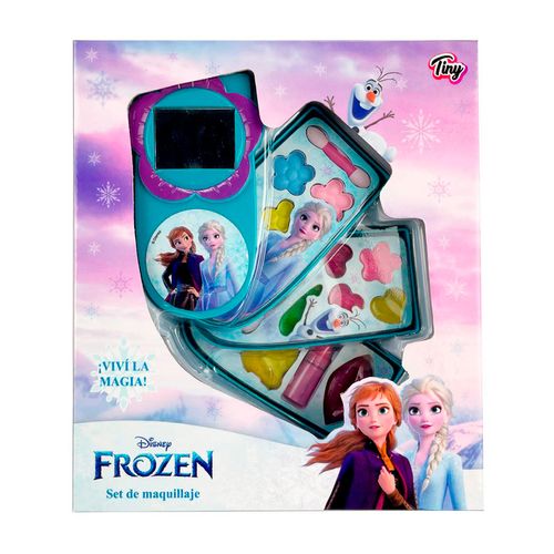 Maquillaje Set De Frozen Celular Con Espejo 3 Divisiones Infantil