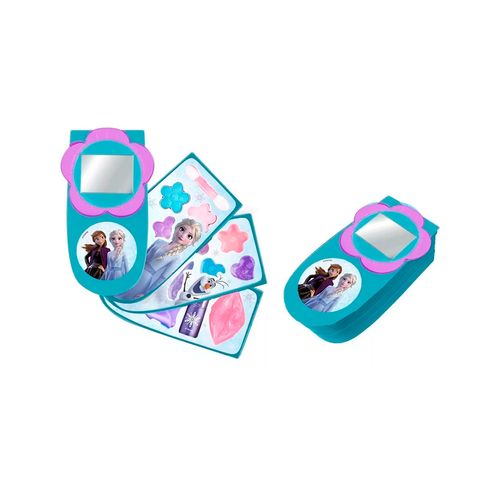 Maquillaje Set De Frozen Celular Con Espejo 3 Divisiones Infantil