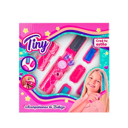 Set De Belleza Tiny Planchita Para Colorear El Pelo Make Up