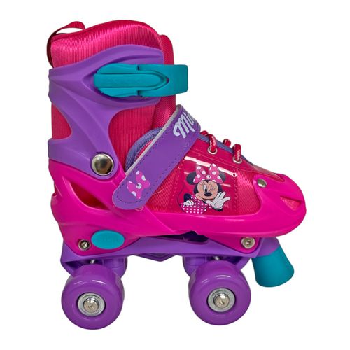 Patines 4 Ruedas Bolsa Transportadora Talle M Fucsia Minnie