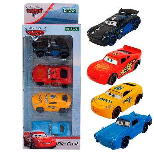 Set de 4 Autos De Cars Die Cast