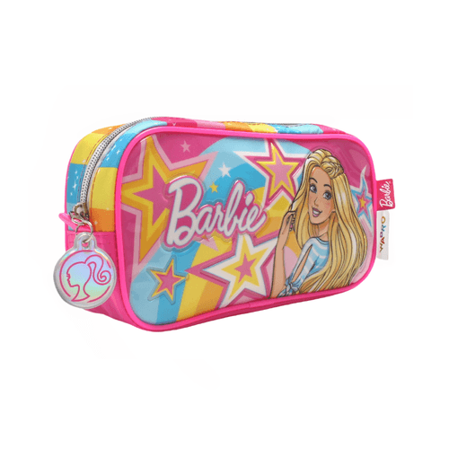 Cartuchera Portalapiz Simple Barbie Estrella Fucsia