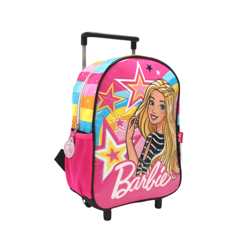 Mochila Barbie Carro 12 Pulgadas Estrella Negro