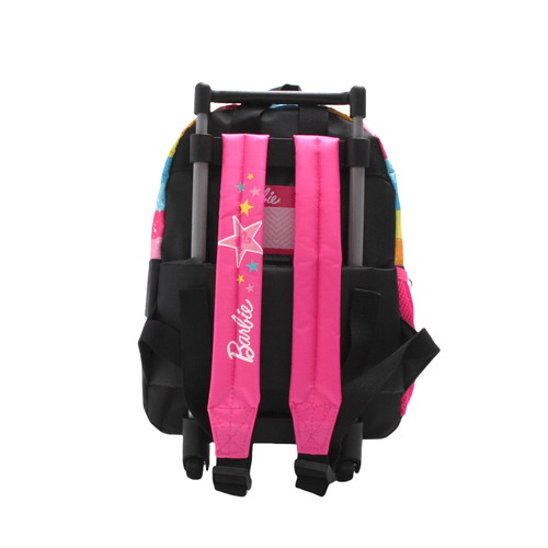 Mochila Barbie Carro 12 Pulgadas Estrella Negro
