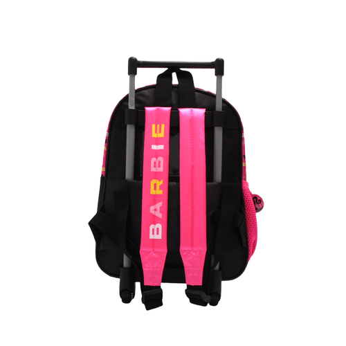 Mochila Barbie Carro 12 Pulgadas Amigas Fucsia