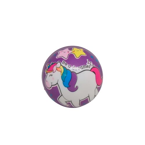 Pelota De Unicornio Goma Espuma Antiestres Juguete Violeta