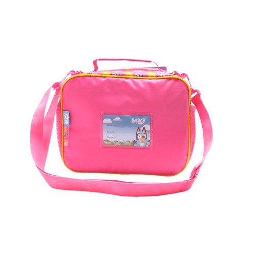 Lunchera Bluey Flores Rosa