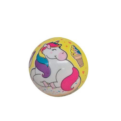 Pelota De Unicornio Goma Espuma Antiestres Juguete Amarillo