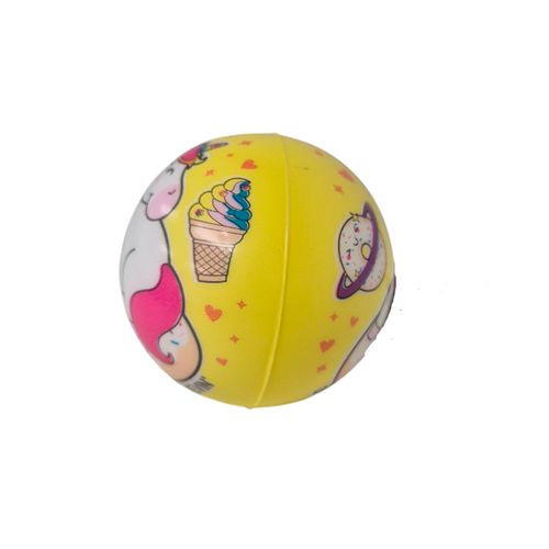 Pelota De Unicornio Goma Espuma Antiestres Juguete Amarillo